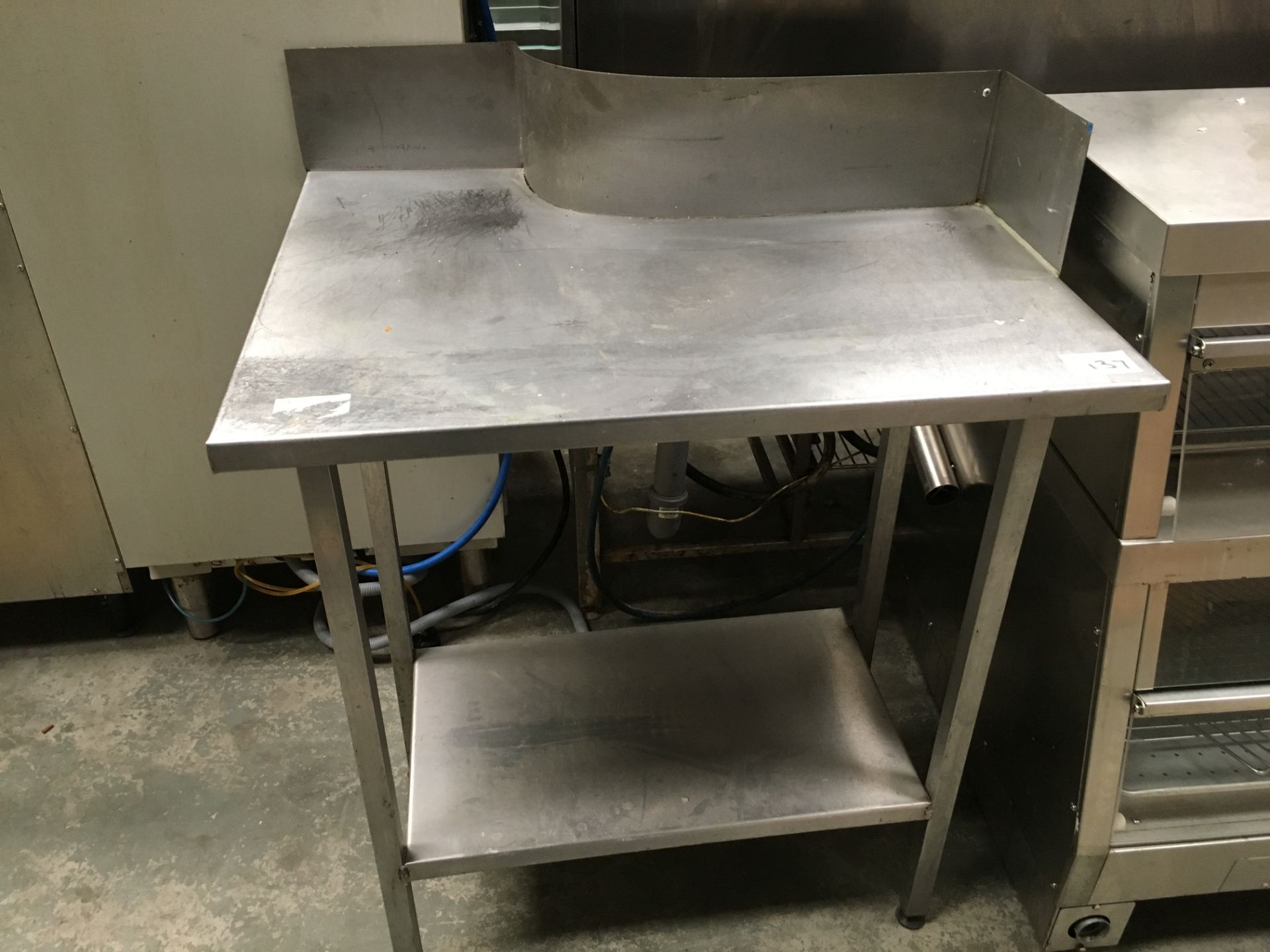 Stainless Steel Table with Under Shelf