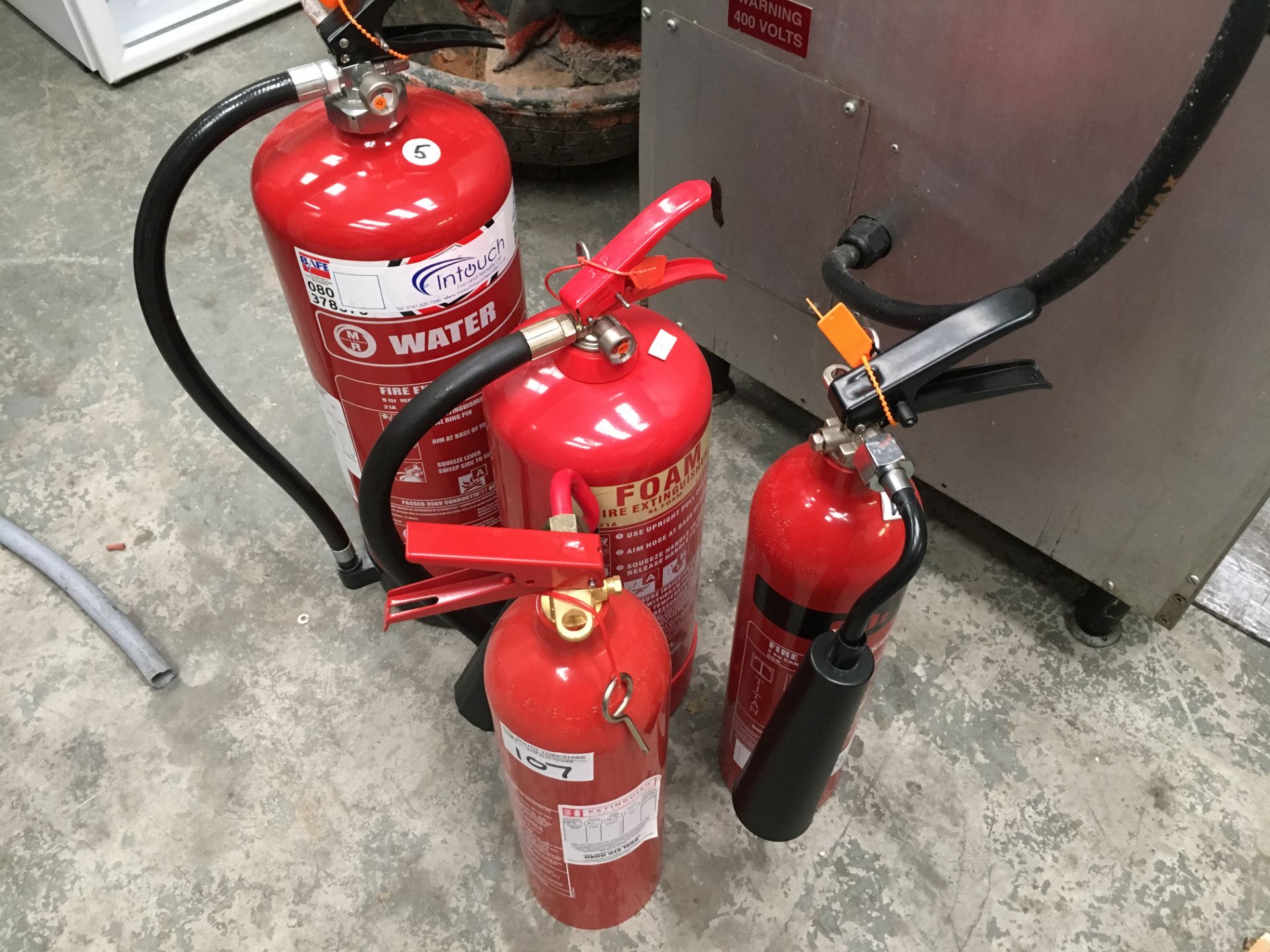 4 x Fire Extinguishers