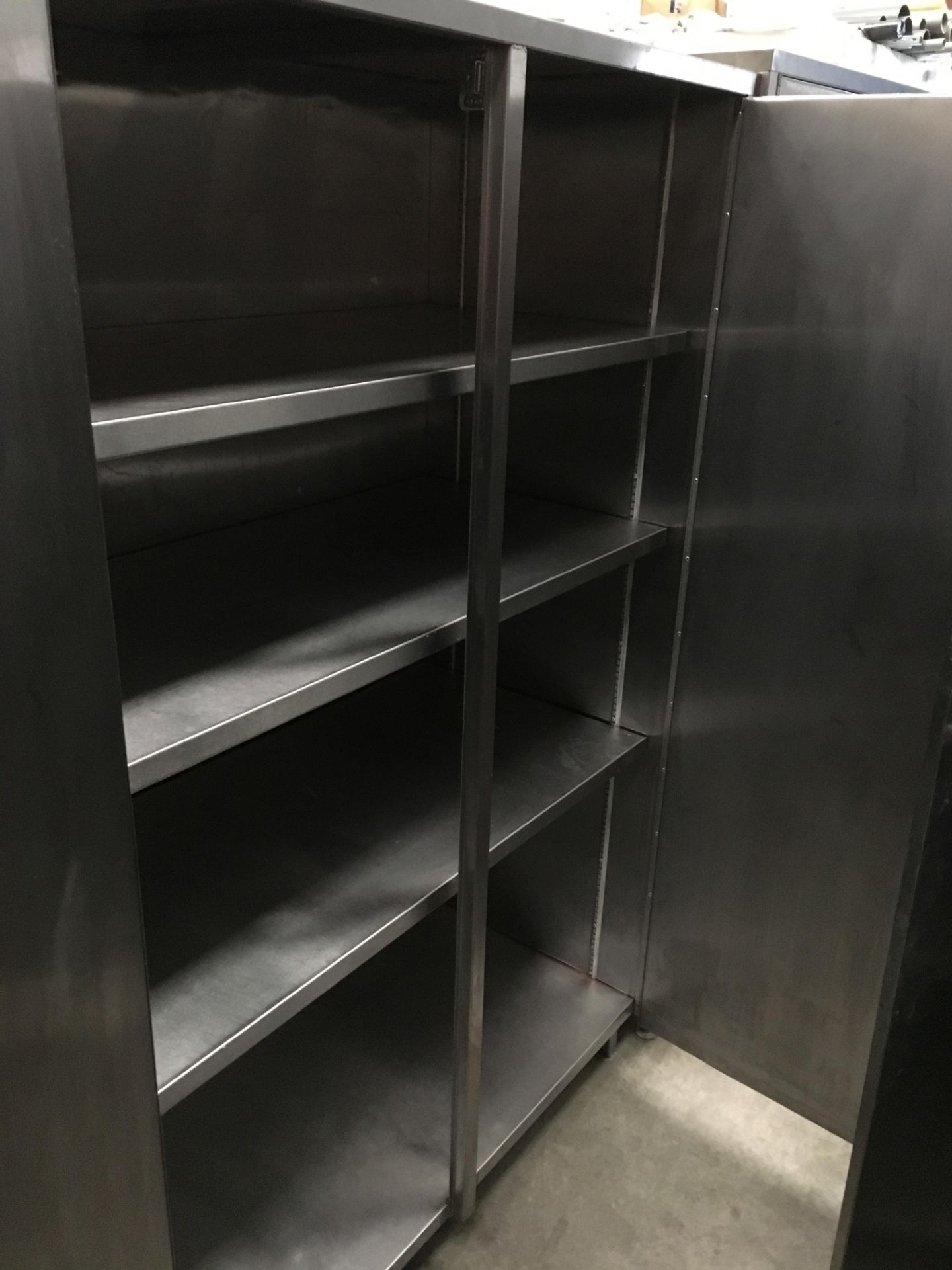 Large Kitchen Storage Cupboard Double Door - Image 2 of 2