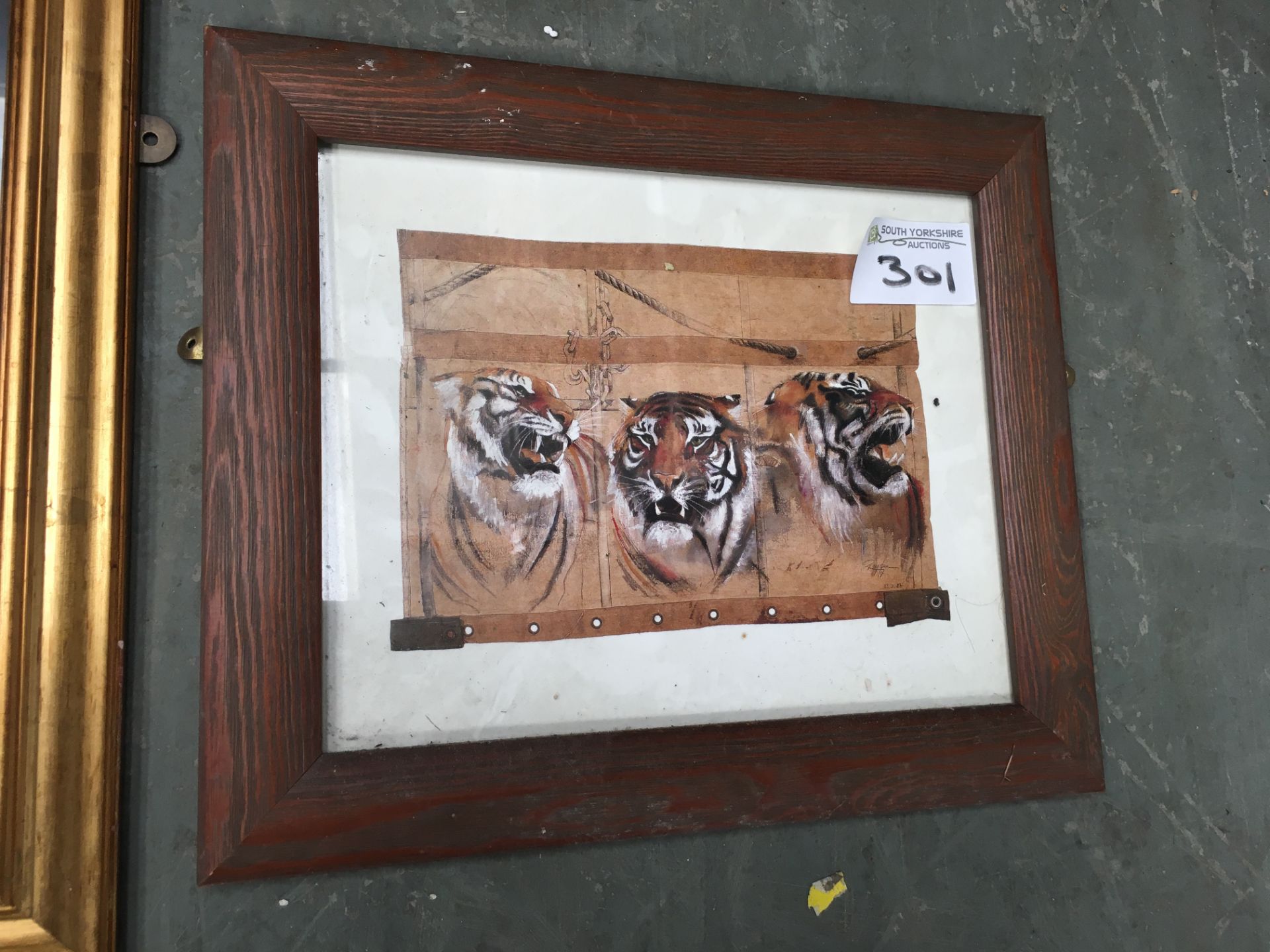 3 x Framed Pictures of Tigers - Image 2 of 4