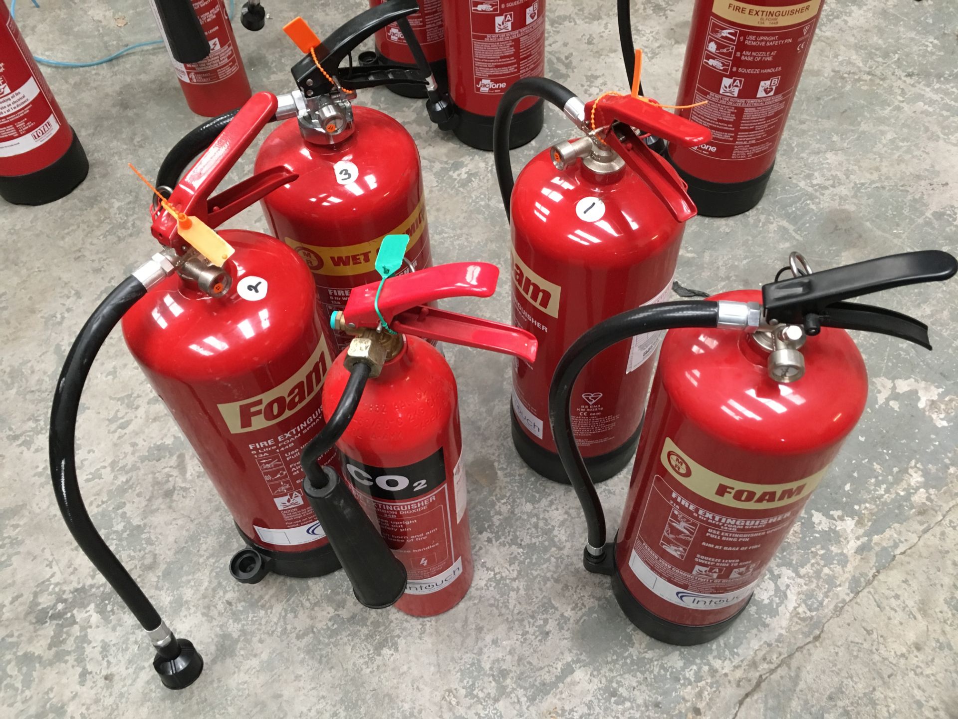 5 x Fire Extinguishers