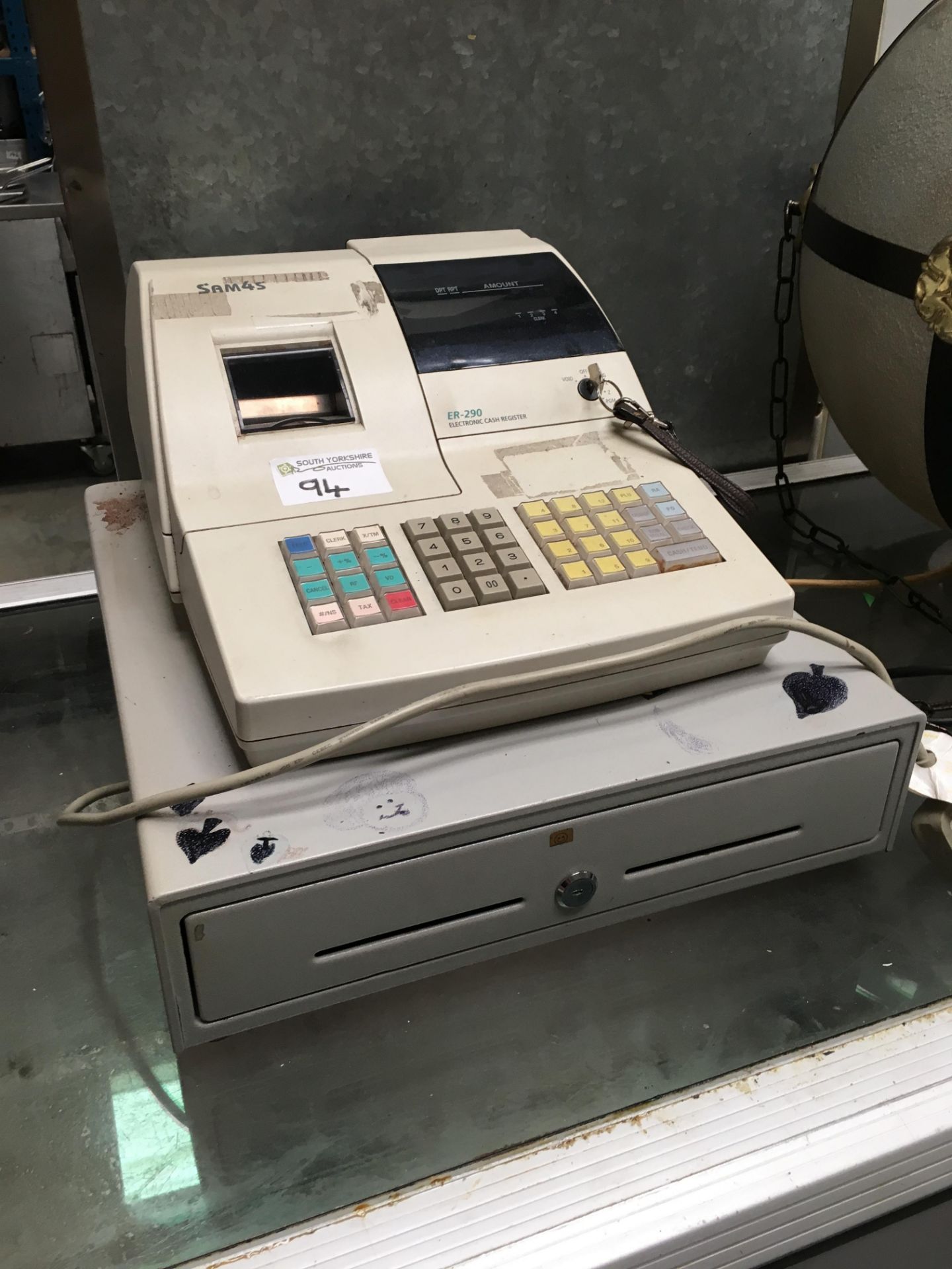 Sam 45 Cash Register with Keys