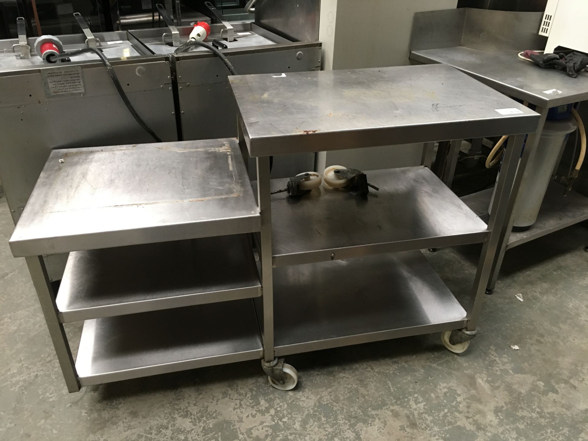 Stainless Steel Table on Wheels