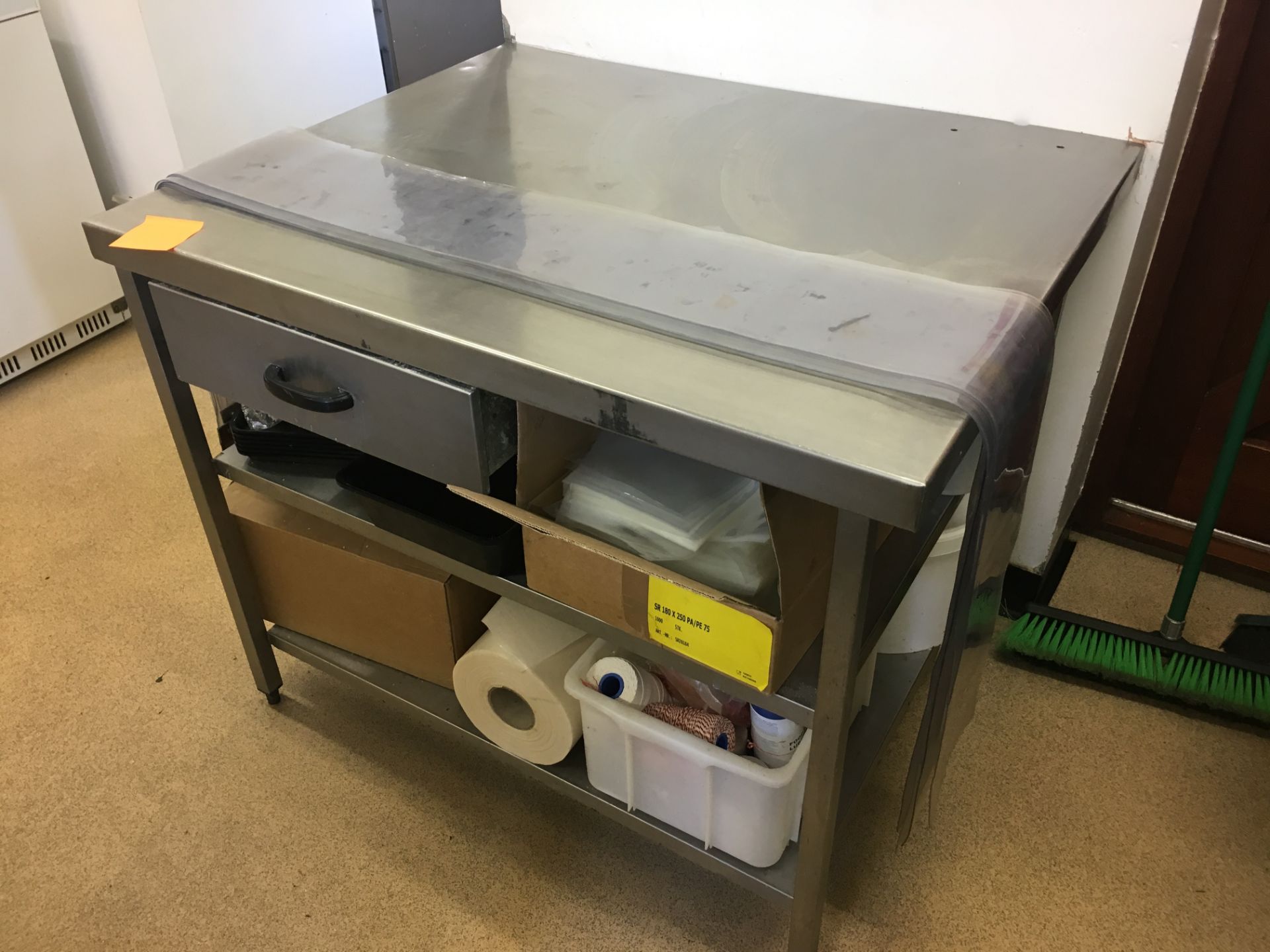 Stainless Steel Table and Drawer