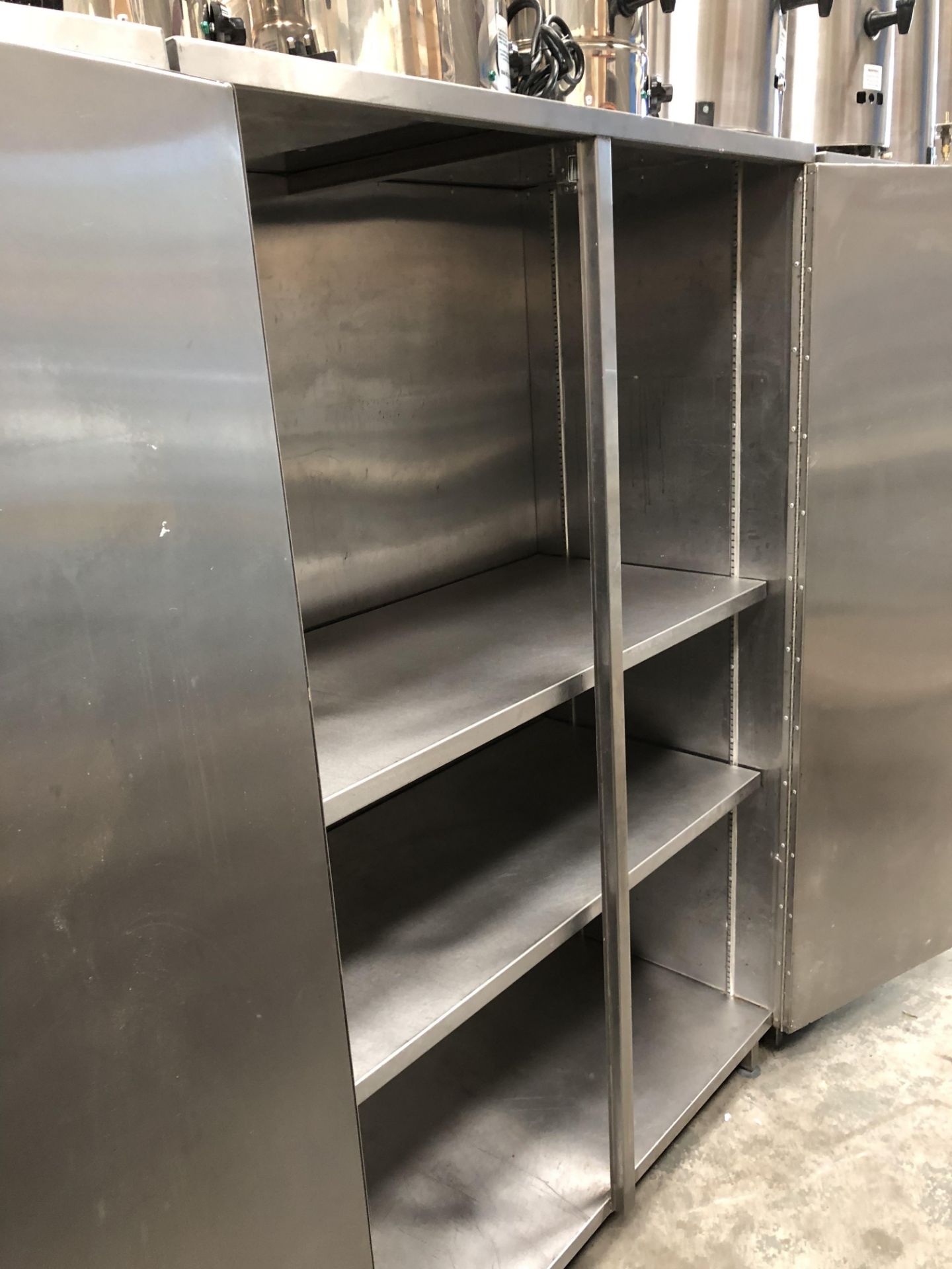 Stainless Steel Kitchen Cupboard - Image 2 of 2