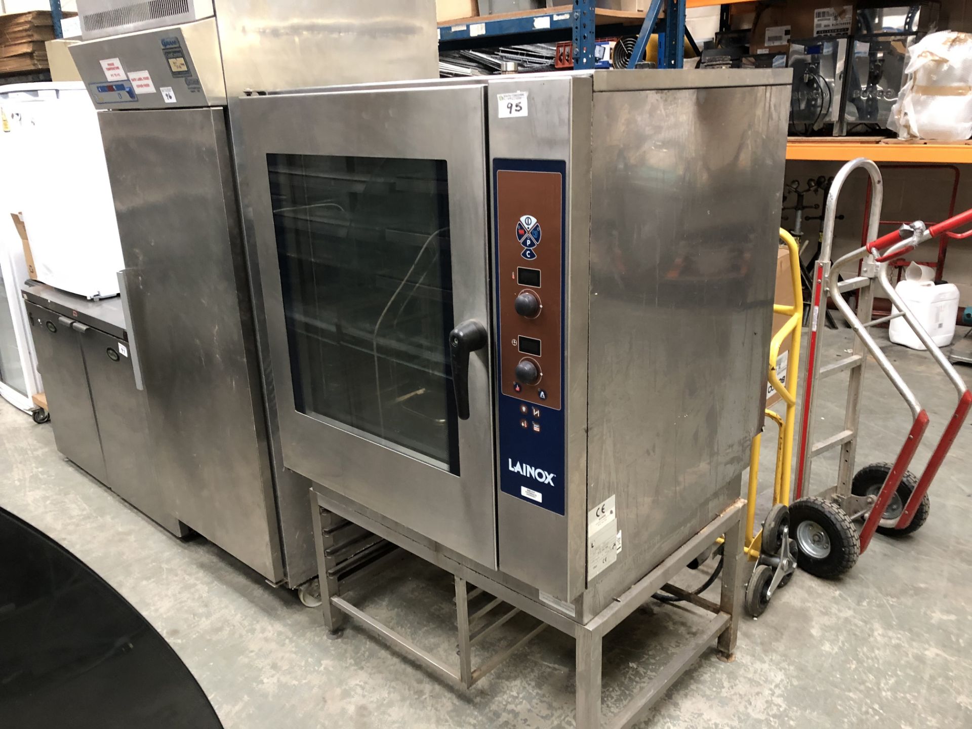 Lainox 10 Grid Combi Steamer on Stand
