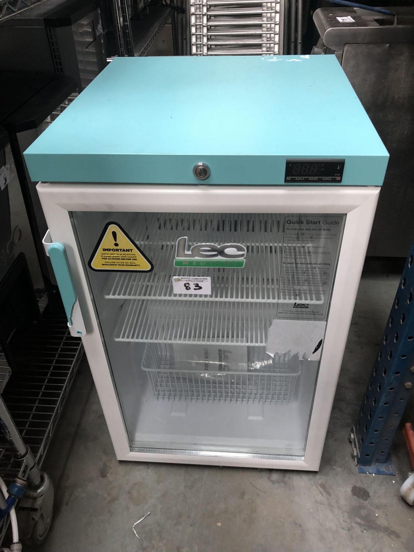 Lec Glass Door Fridge