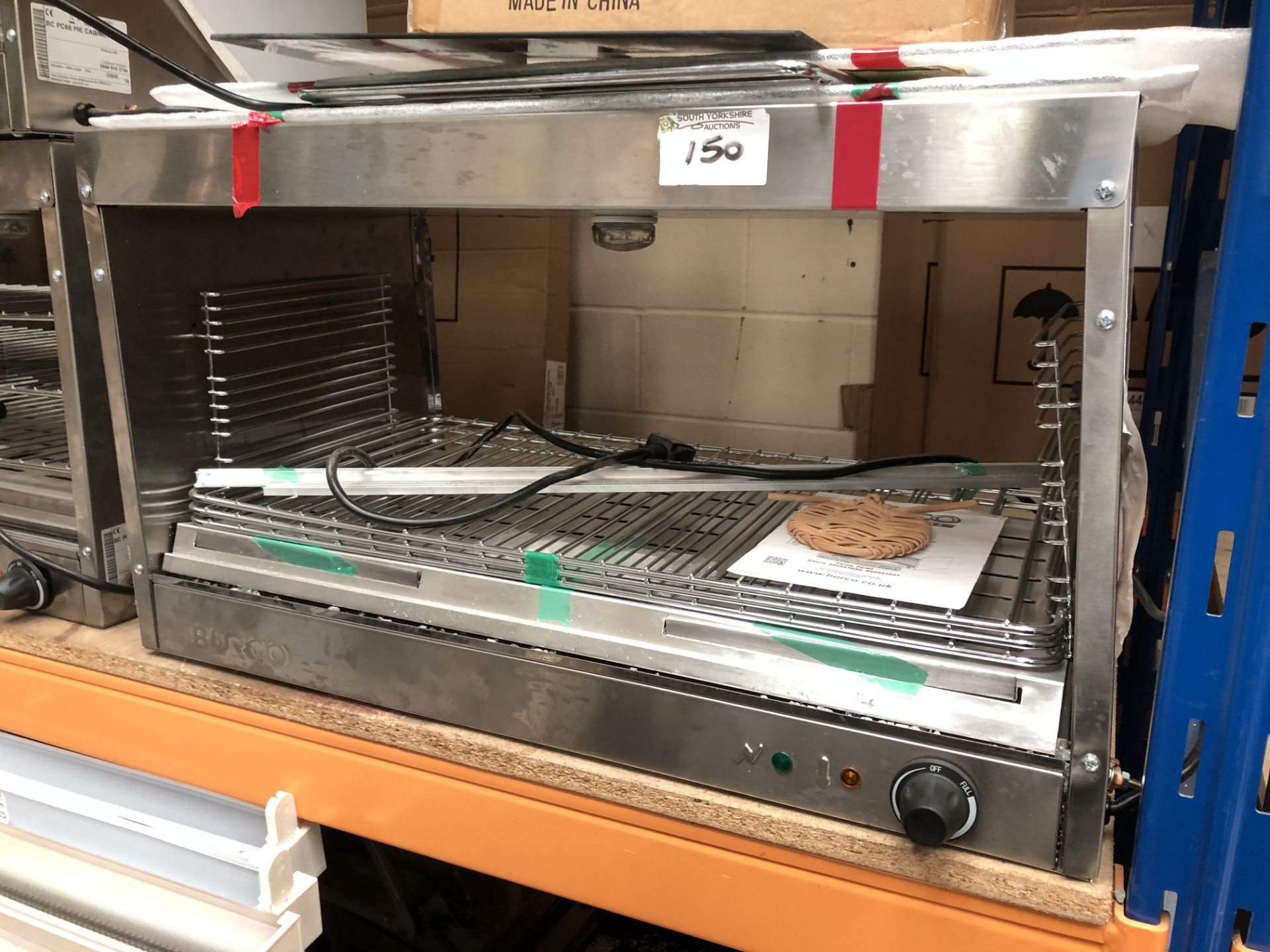 Burco P60 Hot Pie Unit (Broken Glass)