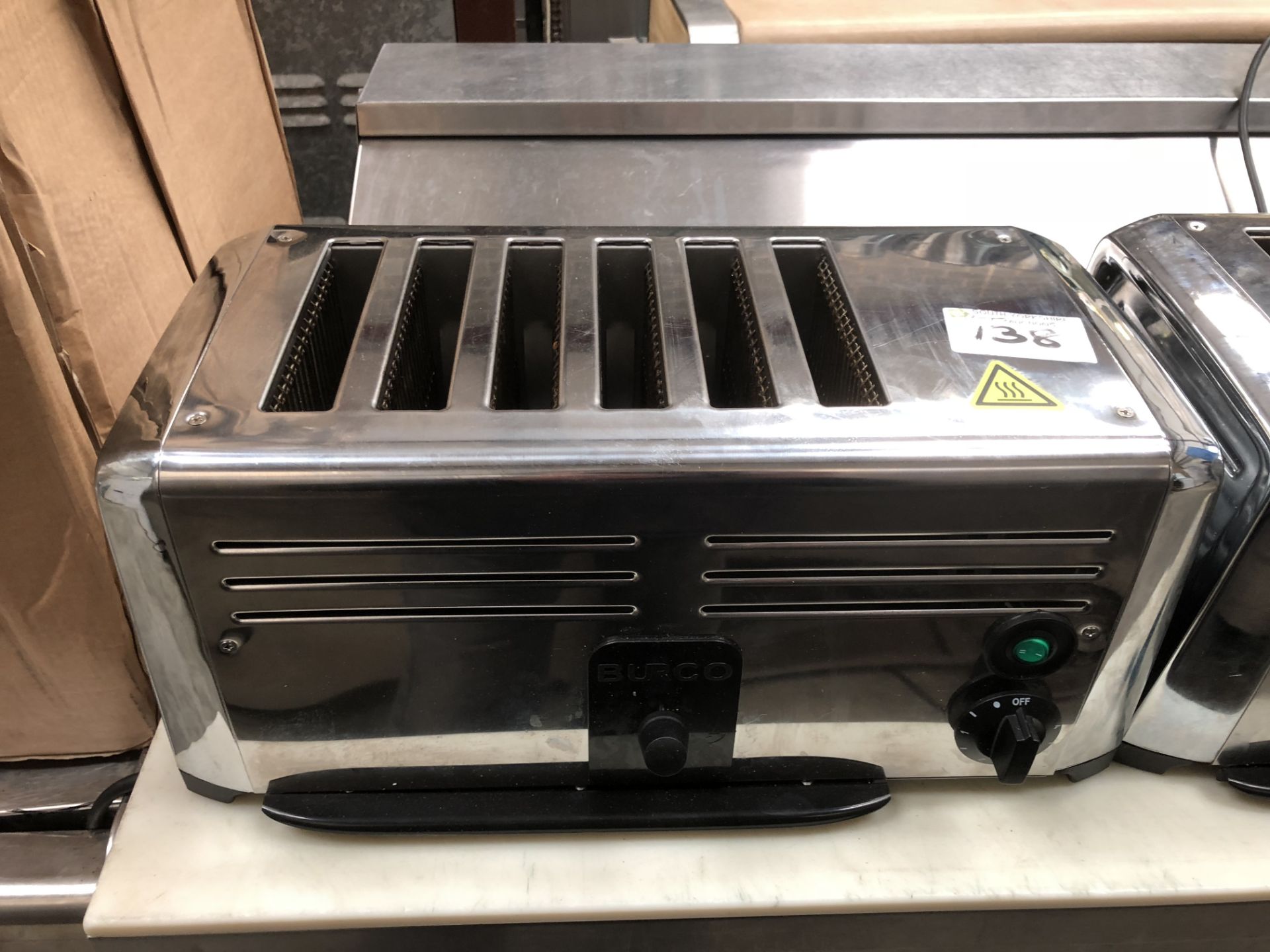 Burco 6 Slot Toaster