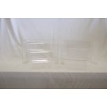 Assorted Plastic Display Stands x 4