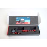 Tekno Volvo F88 & Flatbed Trailer - W.H. Malcolm | Scale: 1:50 | Model Code: 65464 | Certificate: