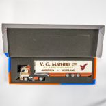 Tekno Scania 143 Reefer Trailer - V.G Mathers Ltd with Signed Box by Vic Mathers | Scale: 1:50 |