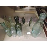 A selection of vintage bottles including Duncan Gilmour, Sheffield and Liverpool