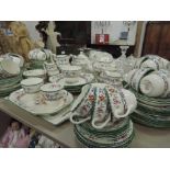 A Spode Chinese Rose dinner service