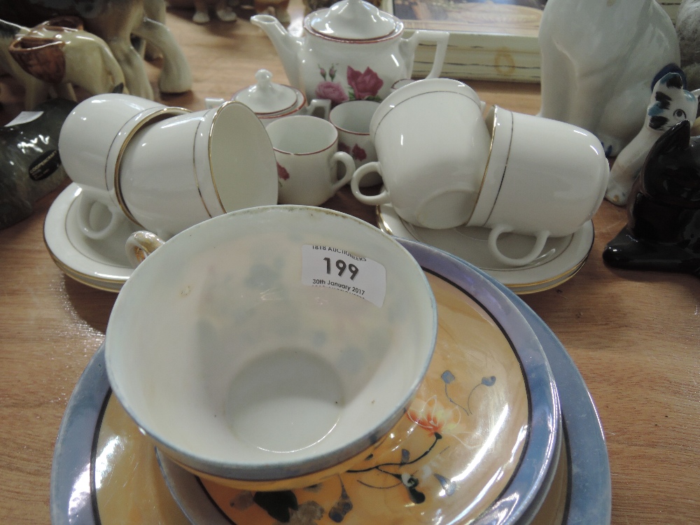 A selection of coffee cups and saucers etc