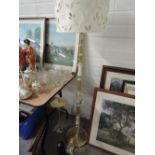 An Onyx effect standard lamp table lamp, shades etc