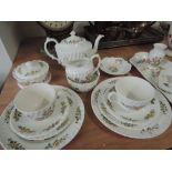 An Aynsley Cottage Garden tea for two set etc