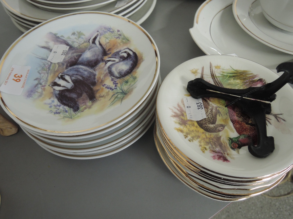 A selection of Pall Mall ware plates and Susan Beresford Wildlife in Britain collectors plates