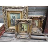 Two gilt framed prints 'Game Birds', after Hilton Pratt and a gilt framed 'Bonnie Prince Charlie'
