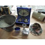 A selection of silver plate