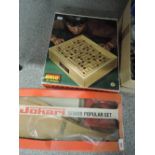 Two vintage games, Jokari and Labrynth