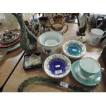 A selection of miscellaneous including Royal Worcester Evesham, costume jewellery etc
