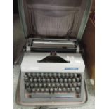 A Boots Model 40 portable typewriter