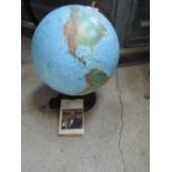 An electric globe and observer book Jazz