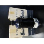 Two Part used 20fl oz bottles of Parker Super Quink permanent blue-black ink in original packaging