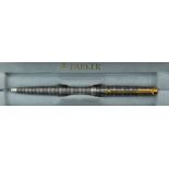 A Parker 75 sterling silver ballpoint pen