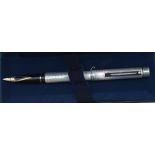 A Sheaffer Targa fountain pen, 1004 sterling silver, uninked