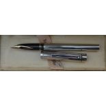 A Sheaffer Targa fountain pen 1004sterling silver