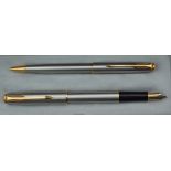 A Parker Sonnet fountain pen and ballpoint, Flighter GT