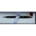 A Parker Sonnet ballpoint pen, laque black