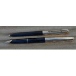 A Parker 61 fountain pen and ballpoint