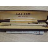 A Yard-o-led, rolled gold, Diplomat propelling pencil, boxed