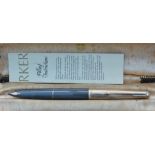 A Parker 61 fountain pen, grey