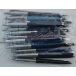 Twenty two Parker Jotter ballpoint pens