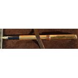 An Aurora fountain pen - 925 silver and gold plated