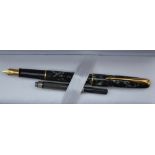 A Parker Sonnet fountain pen, laque moonbeam, 18k nib