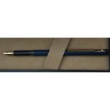 A Sheaffer Fashion Slim fountain pen, blue