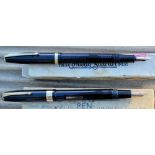 Two Conway Stewart fountain pens, a 85L and 27