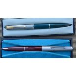 Two Parker 61 fountain pens