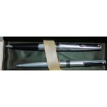 A Sheaffer Lady fountain pen and ballpoint