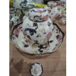 A Masons Ironstone Mandalay ginger jar, bowl etc