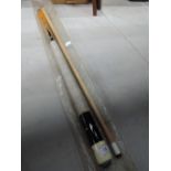 A Diamond two piece snooker cue