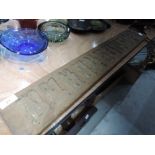 A treen carved mould board