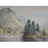 A watercolour, E Greig Hall, Grasmere, signed, attributed and dated (19)65, verso 14.5'x19.5'