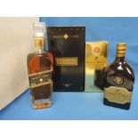 A bottle of Millenium Limited Edition Johnnie Walker Black Label, in box and a rare bottle of