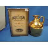 A flagon of The Glenturret distilled in 1966, bottled in 1987, pure single Highland malt whisky No77